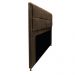 Cabeceira Munique 140 cm Casal Suede Marrom - Amarena Móveis
