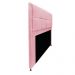 Cabeceira Munique 140 cm Casal Suede Rosa Bebê - Amarena Móveis