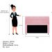 Cabeceira Munique 140 cm Casal Suede Rosa Bebê - Amarena Móveis