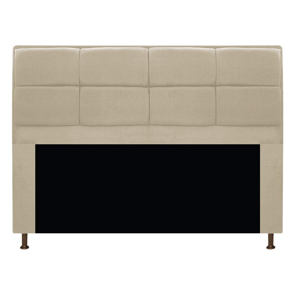 Cabeceira Munique 160 cm Queen Size Corano Bege - Amarena Móveis