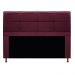 Cabeceira Munique 160 cm Queen Size Suede Bordô - Amarena Móveis