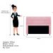 Cabeceira Munique 160 cm Queen Size Suede Rosa Bebê - Amarena Móveis