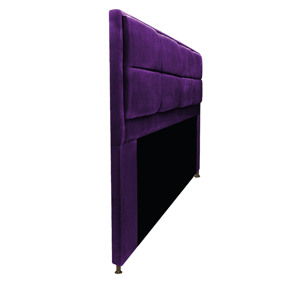 Cabeceira Munique 160 cm Queen Size Suede Roxo - Amarena Móveis