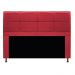 Cabeceira Munique 160 cm Queen Size Suede Vermelho - Amarena Móveis