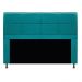 Cabeceira Munique 195 cm King Size Suede Azul Turquesa - Amarena Móveis