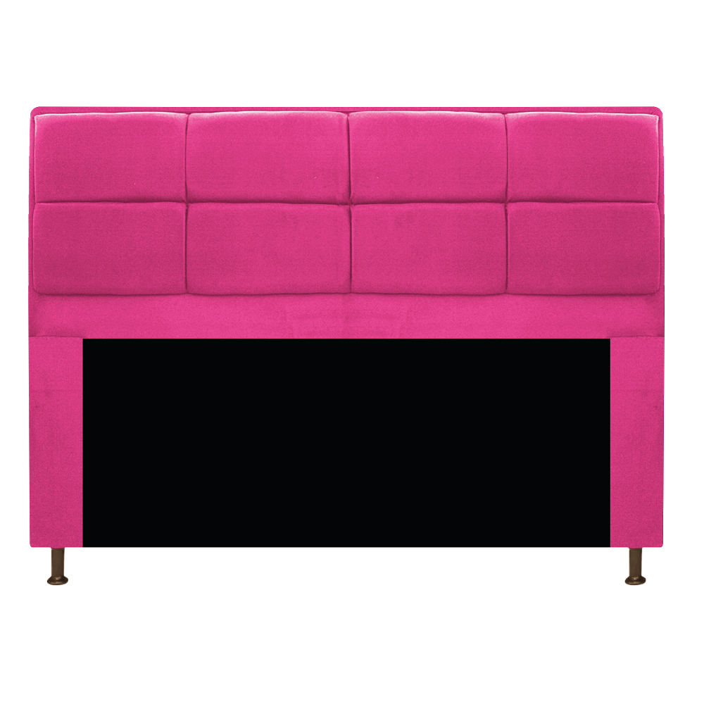 Cabeceira Munique 195 cm King Size Suede Pink - Amarena Móveis