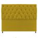 Cabeceira Sofia 140 cm Casal Suede Amarelo - Amarena Móveis