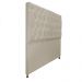 Cabeceira Sofia 140 cm Casal Suede Bege - Amarena Móveis