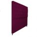 Cabeceira Sofia 140 cm Casal Suede Bordô - Amarena Móveis