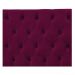 Cabeceira Sofia 140 cm Casal Suede Bordô - Amarena Móveis