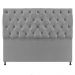 Cabeceira Sofia 140 cm Casal Suede Cinza - Amarena Móveis