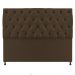 Cabeceira Sofia 140 cm Casal Suede Marrom - Amarena Móveis
