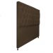 Cabeceira Sofia 140 cm Casal Suede Marrom - Amarena Móveis