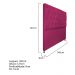 Cabeceira Sofia 140 cm Casal Suede Pink - Amarena Móveis