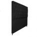 Cabeceira Sofia 140 cm Casal Suede Preto - Amarena Móveis