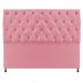 Cabeceira Sofia 140 cm Casal Suede Rosa Bebê - Amarena Móveis