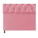 Cabeceira Sofia 140 cm Casal Suede Rosa Bebê - Amarena Móveis