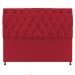 Cabeceira Sofia 140 cm Casal Suede Vermelho - Amarena Móveis