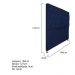 Cabeceira Sofia 160 cm Queen Size Suede Azul Marinho - Amarena Móveis
