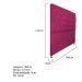 Cabeceira Sofia 160 cm Queen Size Suede Pink - Amarena Móveis