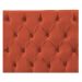 Cabeceira Sofia 160 cm Queen Size Suede Terracota - Amarena Móveis