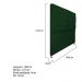 Cabeceira Sofia 160 cm Queen Size Suede Verde - Amarena Móveis