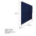 Cabeceira Sofia 195 cm King Size Suede Azul Marinho - Amarena Móveis