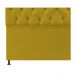 Cabeceira Sofia 90 cm Solteiro Suede Amarelo - Amarena Móveis
