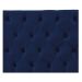 Cabeceira Sofia 90 cm Solteiro Suede Azul Marinho - Amarena Móveis