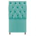 Cabeceira Sofia 90 cm Solteiro Suede Azul Tiffany - Amarena Móveis
