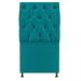 Cabeceira Sofia 90 cm Solteiro Suede Azul Turquesa - Amarena Móveis