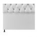 Cabeceira Sofia 90 cm Solteiro Suede Branco - Amarena Móveis