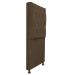 Cabeceira Sofia 90 cm Solteiro Suede Marrom - Amarena Móveis
