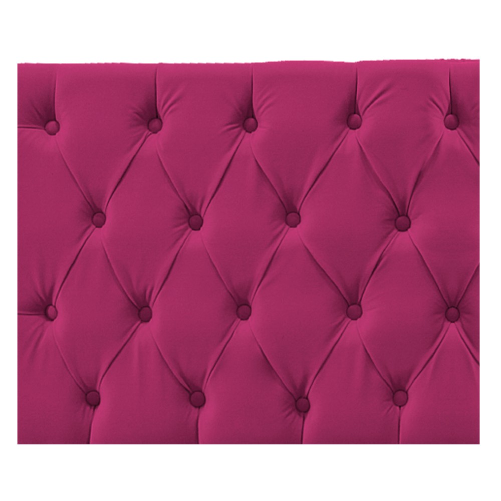 Cabeceira Sofia 90 cm Solteiro Suede Pink - Amarena Móveis
