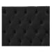 Cabeceira Sofia 90 cm Solteiro Suede Preto - Amarena Móveis