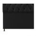 Cabeceira Sofia 90 cm Solteiro Suede Preto - Amarena Móveis