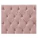 Cabeceira Sofia 90 cm Solteiro Suede Rosê - Amarena Móveis