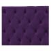 Cabeceira Sofia 90 cm Solteiro Suede Roxo - Amarena Móveis