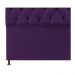 Cabeceira Sofia 90 cm Solteiro Suede Roxo - Amarena Móveis