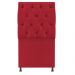 Cabeceira Sofia 90 cm Solteiro Suede Vermelho - Amarena Móveis