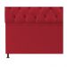 Cabeceira Sofia 90 cm Solteiro Suede Vermelho - Amarena Móveis