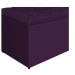 Calçadeira Estofada Liverpool 140 cm Casal Suede Roxo - Amarena Móveis