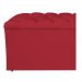 Calçadeira Estofada Liverpool 140 cm Casal Suede Vermelho - Amarena Móveis