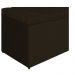 Calçadeira Estofada Liverpool 160 cm Queen Size Corano Marrom - Amarena Móveis