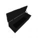 Calçadeira Estofada Liverpool 160 cm Queen Size Corano Preto - Amarena Móveis
