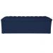 Calçadeira Estofada Liverpool 160 cm Queen Size Suede Azul Marinho - Amarena Móveis