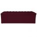 Calçadeira Estofada Liverpool 160 cm Queen Size Suede Bordô - Amarena Móveis