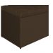 Calçadeira Estofada Liverpool 160 cm Queen Size Suede Marrom - Amarena Móveis