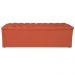 Calçadeira Estofada Liverpool 160 cm Queen Size Suede Terracota - Amarena Móveis