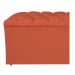 Calçadeira Estofada Liverpool 160 cm Queen Size Suede Terracota - Amarena Móveis